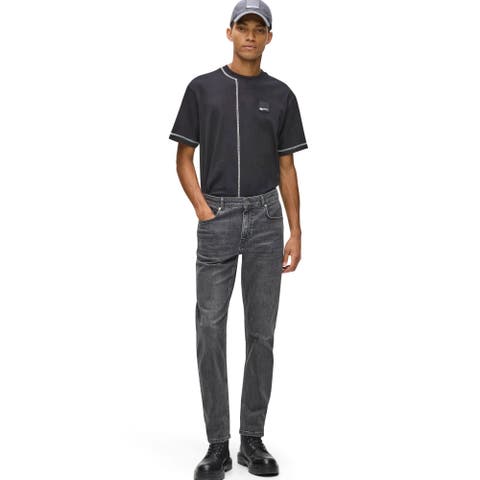 Men's Vintage Wash Slim Fit Jeans