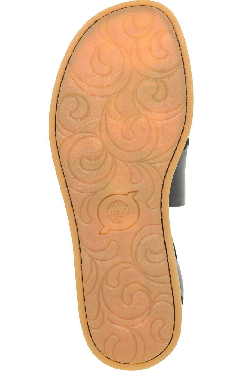 Børn May Sandal, Alternate, color, Black Leather