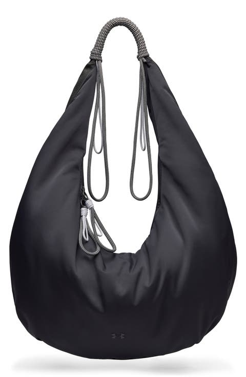 UA Studio Water Resistant Cinch Crescent Gym Bag