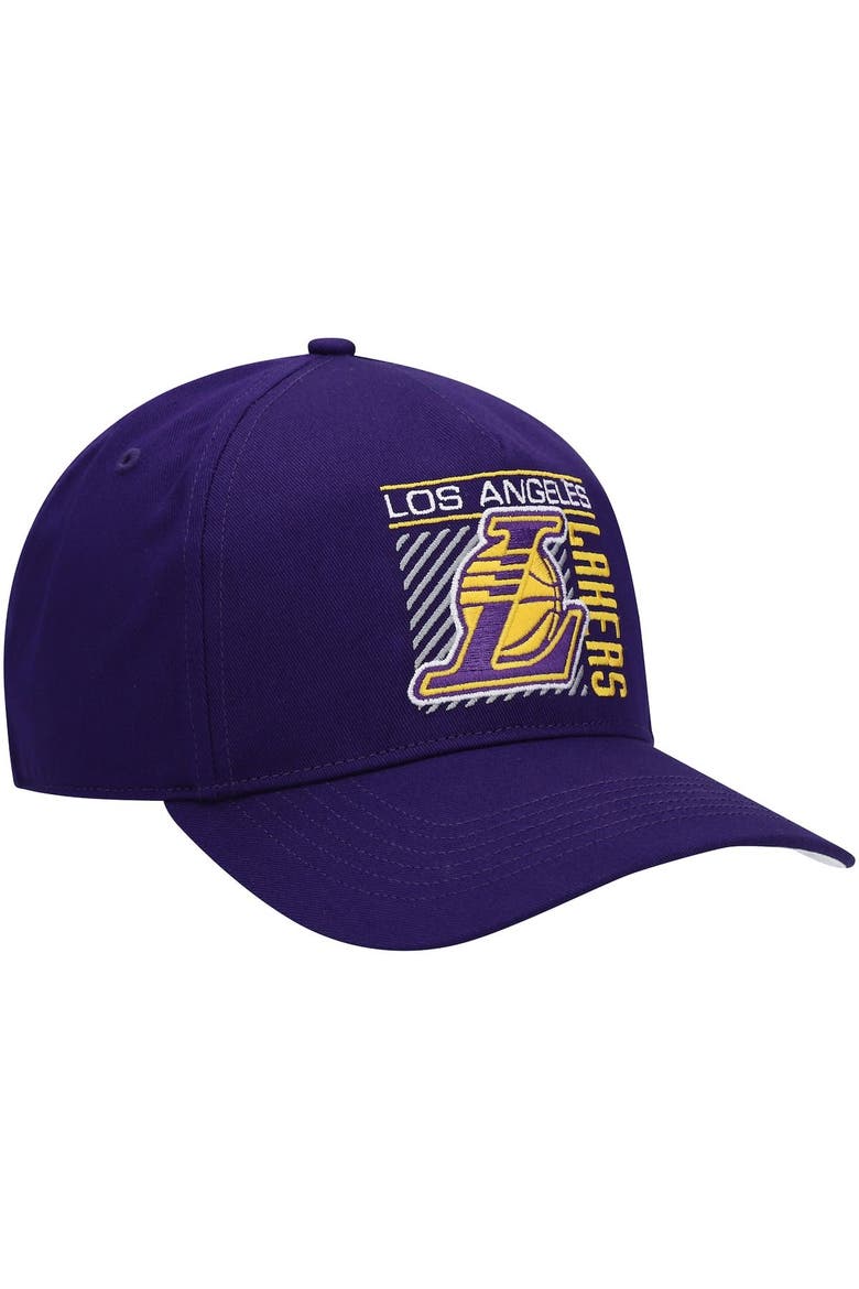 Men's '47 Purple Los Angeles Lakers Reflex Hitch Snapback Hat, Alternate, color, Purple