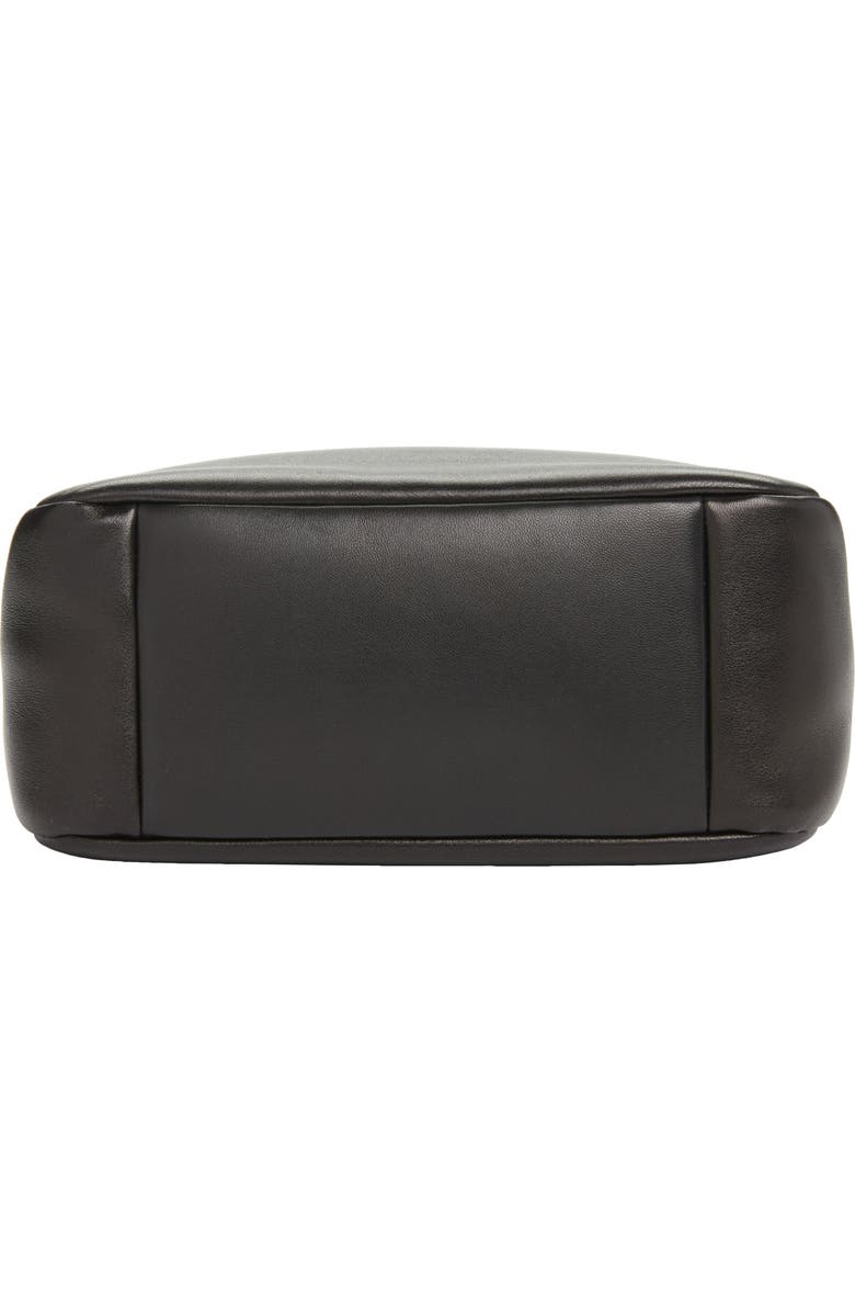 Saint Laurent Small Le 5 À 7 Leather Shoulder Bag, Alternate, color, Noir