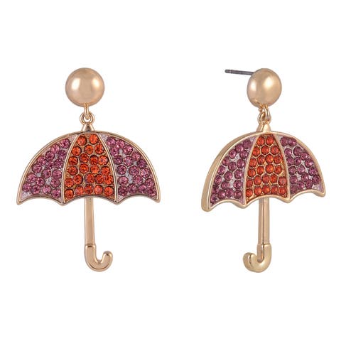 Stone Umbrella Earrings