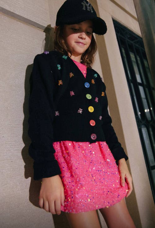 Lola + The Boys Gummy Bear Knit Cardigan
