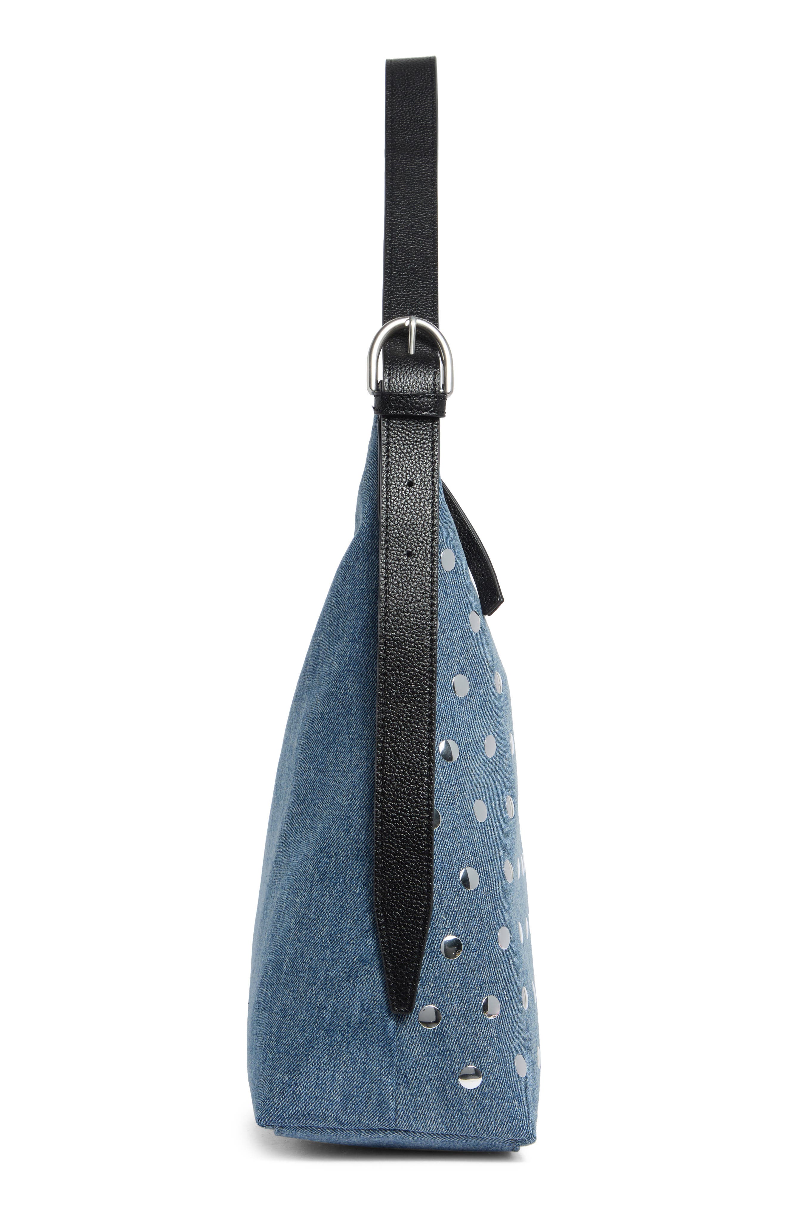 rag & bone Williamsburg Hobo Shoulder Bag, Alternate, color, Den