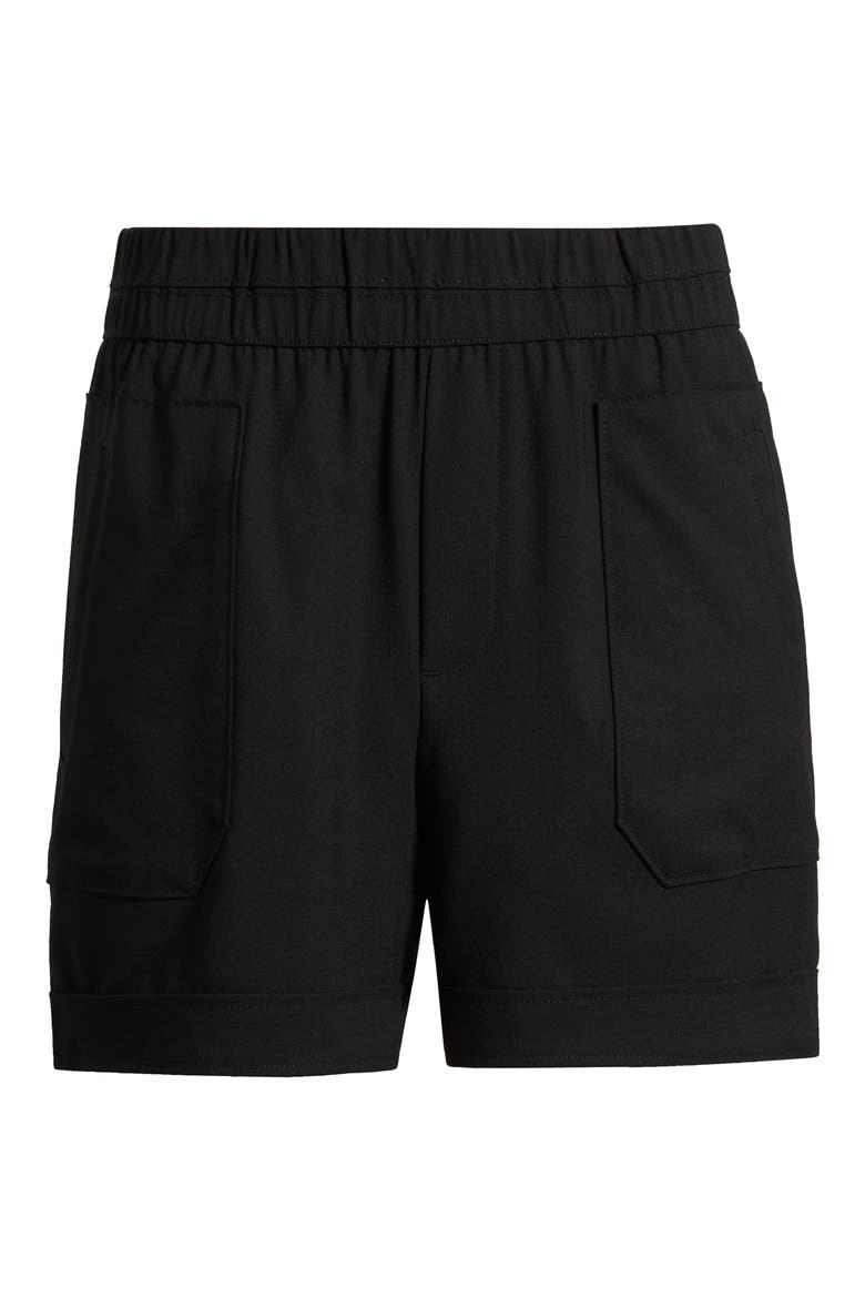 Skyrise Patch Pocket Shorts, Alternate, color, BK-BLACK