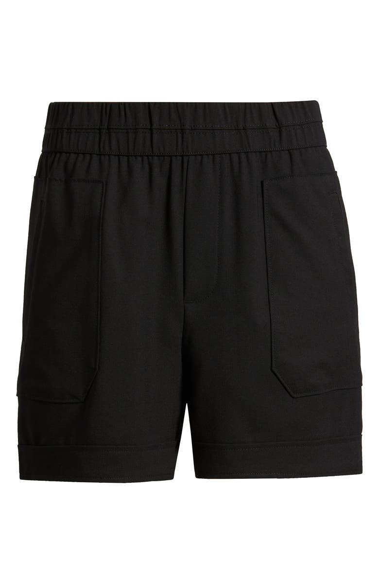 Wit & Wisdom Skyrise Patch Pocket Shorts, Alternate, color, Bk-Black