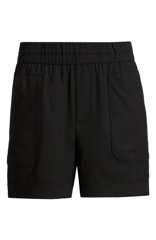 Wit & Wisdom Skyrise Patch Pocket Shorts In Black