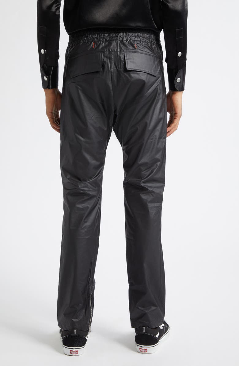 JKEEFER Marginal Moto Stretch Scuba Twill Pants, Alternate, color, Black