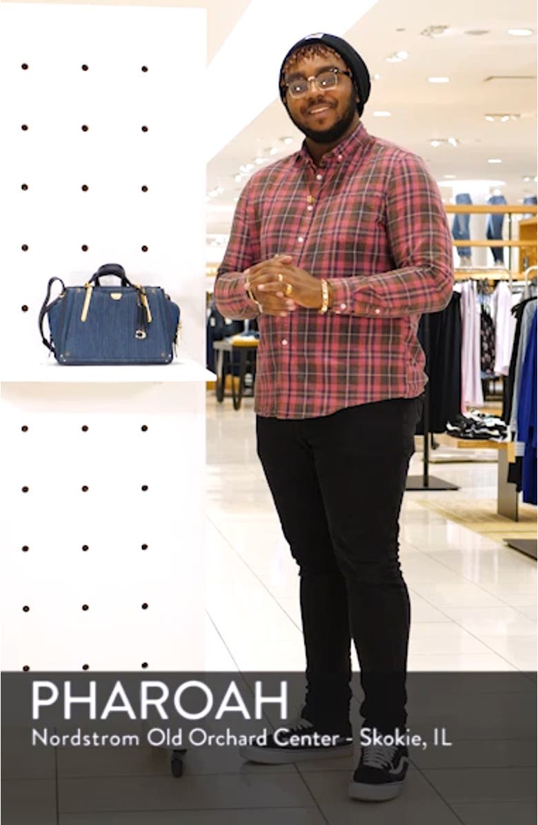 Dreamer Quilted Denim Bag, sales video thumbnail