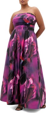 City Chic Rosalee Floral Maxi Dress