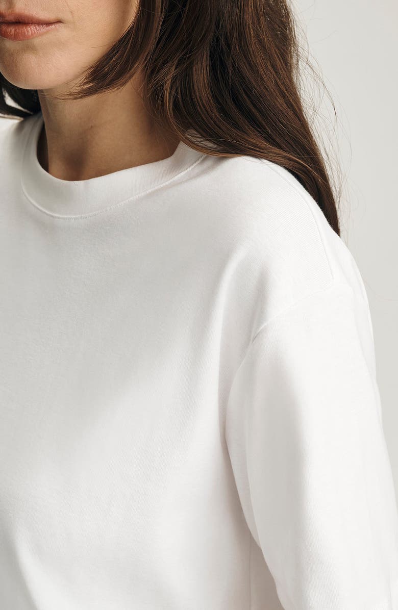 Mavi Jeans Riley Crewneck T-Shirt, Alternate, color, White