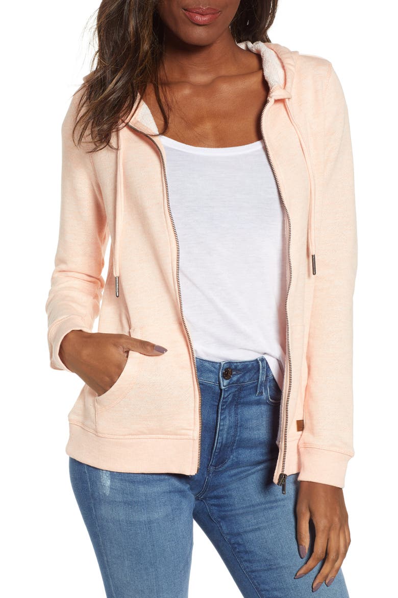 Trippin Hoodie, Main, color, SALMON HEATHER