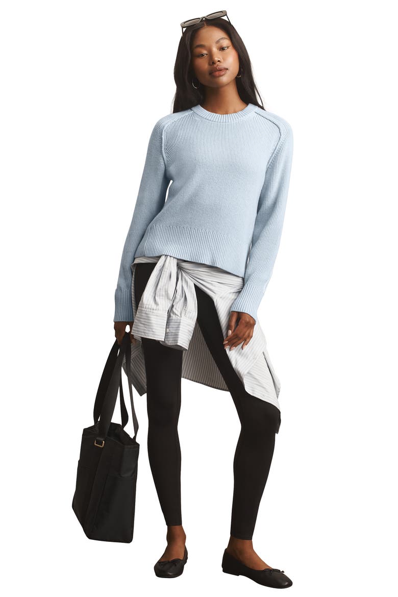 Forever Wool & Cashmere Sweater, Alternate, color, FROST BLUE
