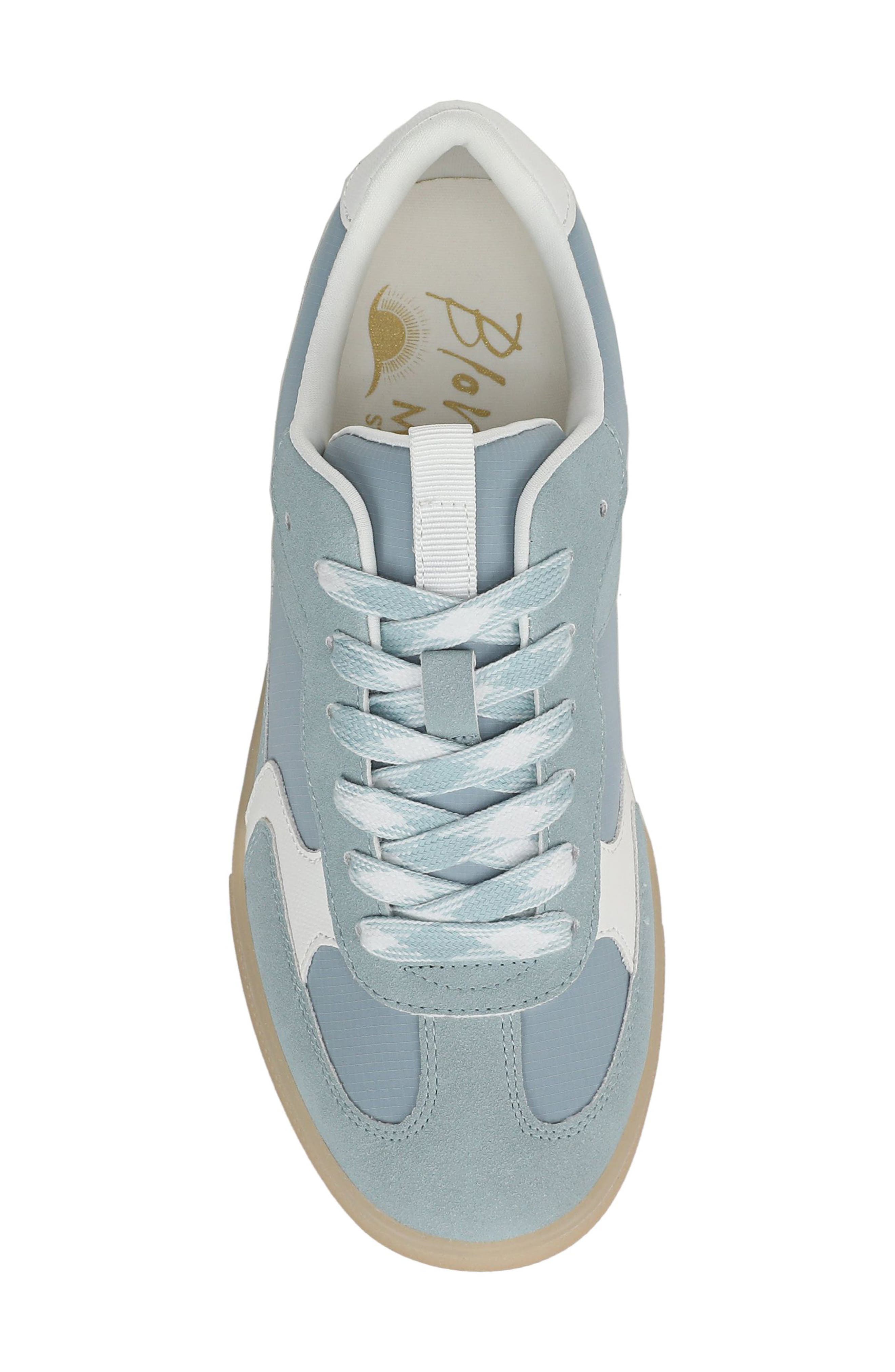 Blowfish Malibu Tastic Sneaker, Alternate, color, Sky Blue Faux Suede