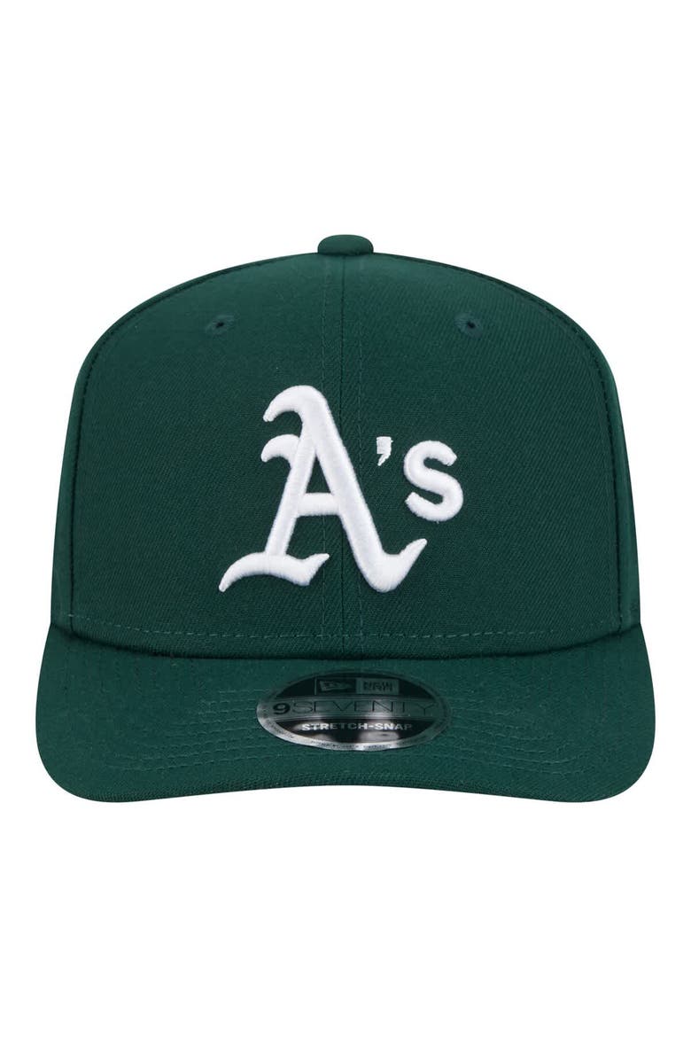 Men's New Era  Green Athletics Performance 9SEVENTY Adjustable Hat, Alternate, color, Green