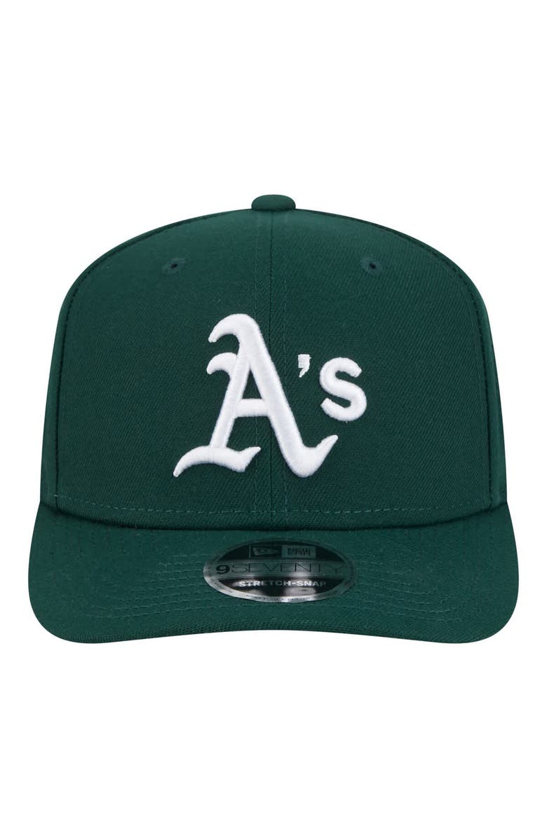 New Era Men's New Era  Green Athletics Performance 9SEVENTY Adjustable Hat, Alternate, color, Green