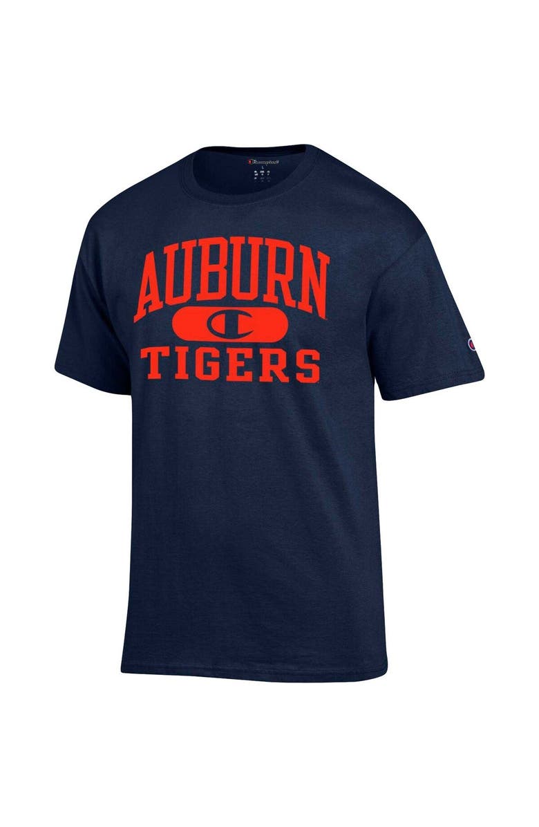 Champion Men's Champion Navy Auburn Tigers Arch Pill T-Shirt, Alternate, color, 