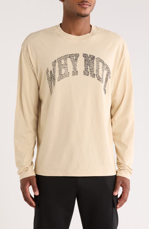 Why Not Long Sleeve Graphic T-Shirt