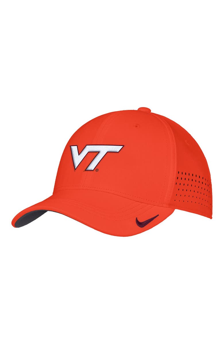 Nike Men's Nike Orange Virginia Tech Hokies 2025 On-Field Performance Flex Hat, Alternate, color, Orange