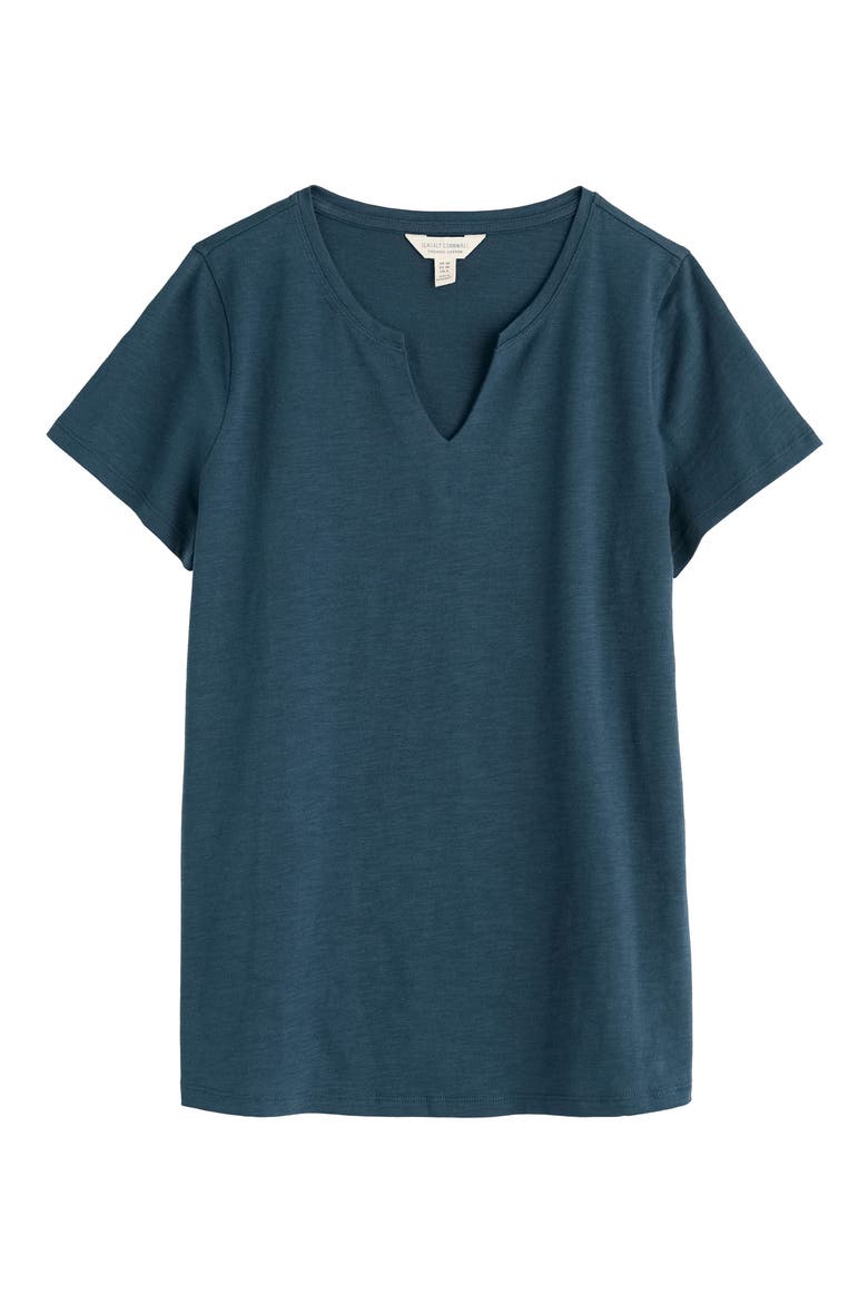 Kellow V-Neck Organic Cotton T-Shirt, Alternate, color, MARITIME