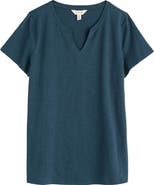 Seasalt Cornwall Kellow V-Neck Organic Cotton T-Shirt