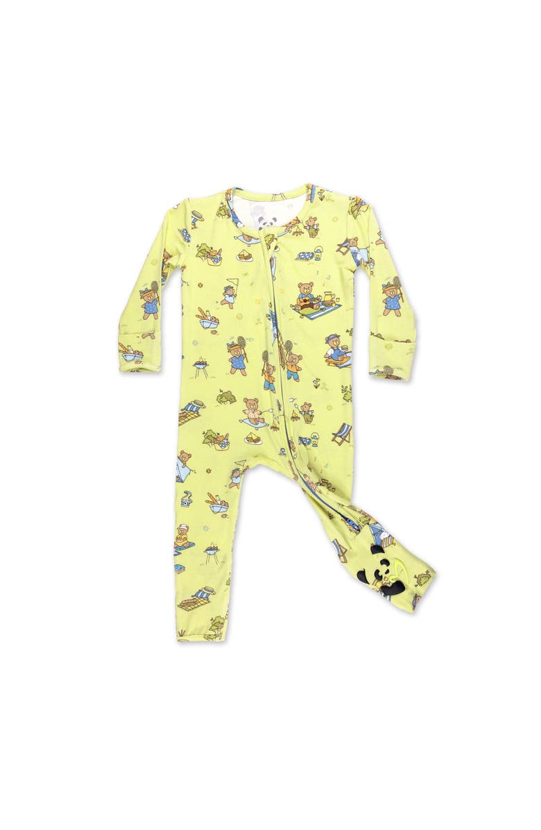 Bellabu Bear Baby Teddy Bear Picnic Convertible Footie, Main, color, Teddy Bear Picnic