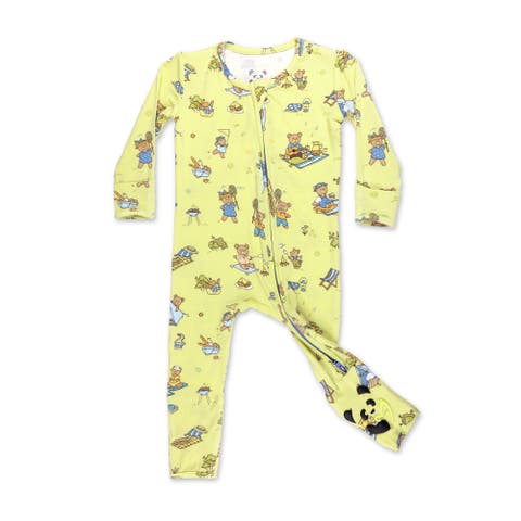 Baby Teddy Bear Picnic Convertible Footie (Baby)