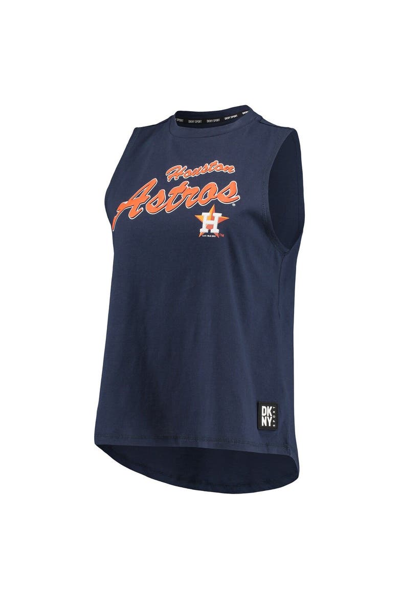 Women's DKNY Sport Navy Houston Astros Marcie Tank Top, Alternate, color, Navy