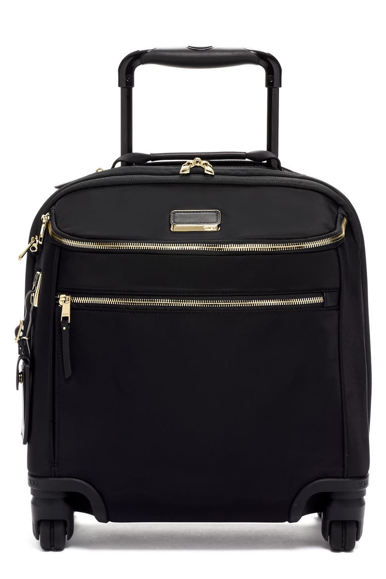 Oxford 16-Inch Compact Wheeled Carry-On, Main, color, BLACK