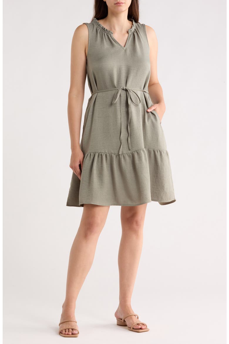 Zendaya Drawstring Dress, Main, color, NEW LAUREL