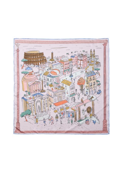 Rome Silk Square Scarf 26