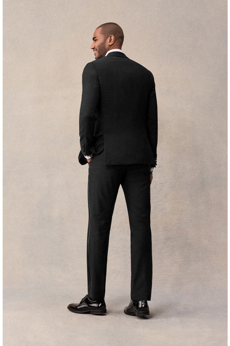 Notch Tuxedo Jacket, Alternate, color, Black