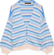 VERO MODA Maybe Stripe Open Front Cardigan