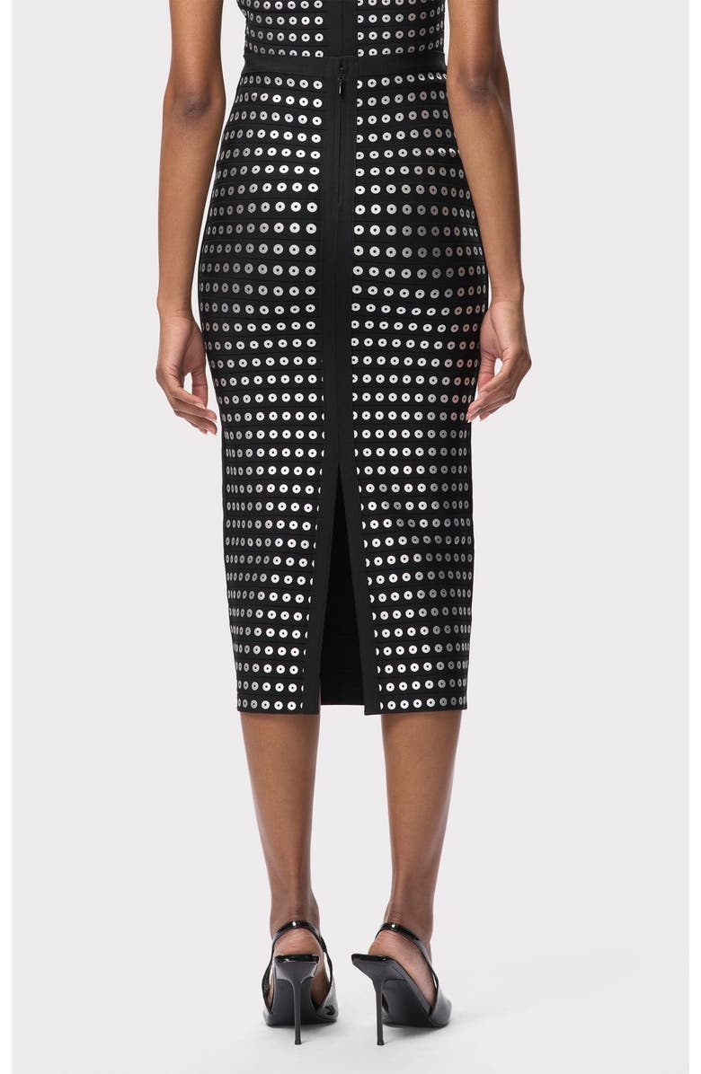 Herve Leger The Carina Skirt, Alternate, color, Black