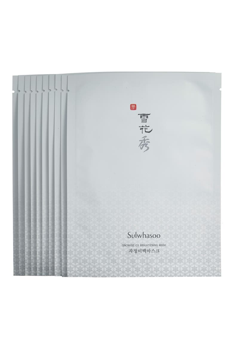 'Snowise EX' Brightening Mask, Main, color, NO COLOR