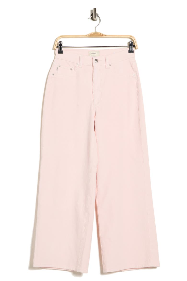 Hepburn High Waist Ankle Jeans, Alternate, color, POWDER PINK