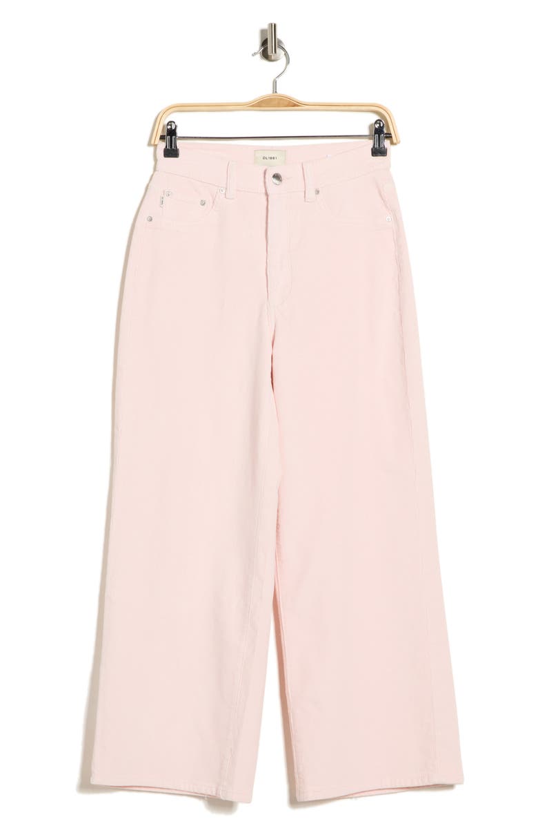 DL1961 Hepburn High Waist Ankle Jeans, Main, color, Powder Pink