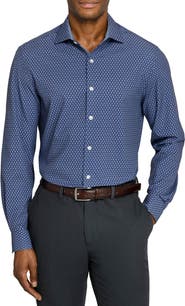 W.R.K Circle Geo Performance Dress Shirt