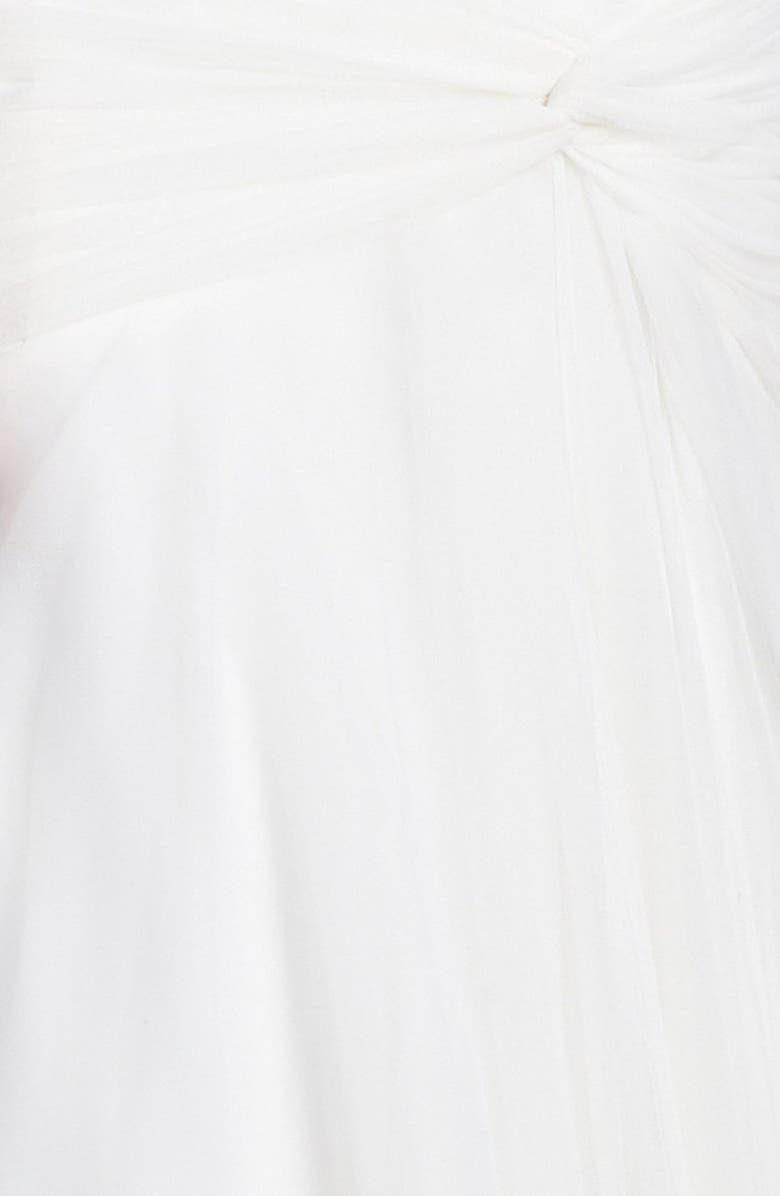 Anne Barge 'Aimee' Ruched Mesh Mermaid Dress, Alternate, color, 