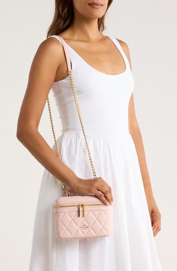 Carey Quilted Leather Crossbody Trunk