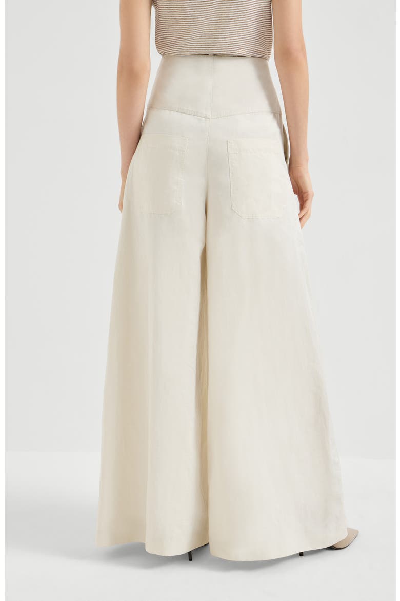 Maxi trousers, Alternate, color, Butter