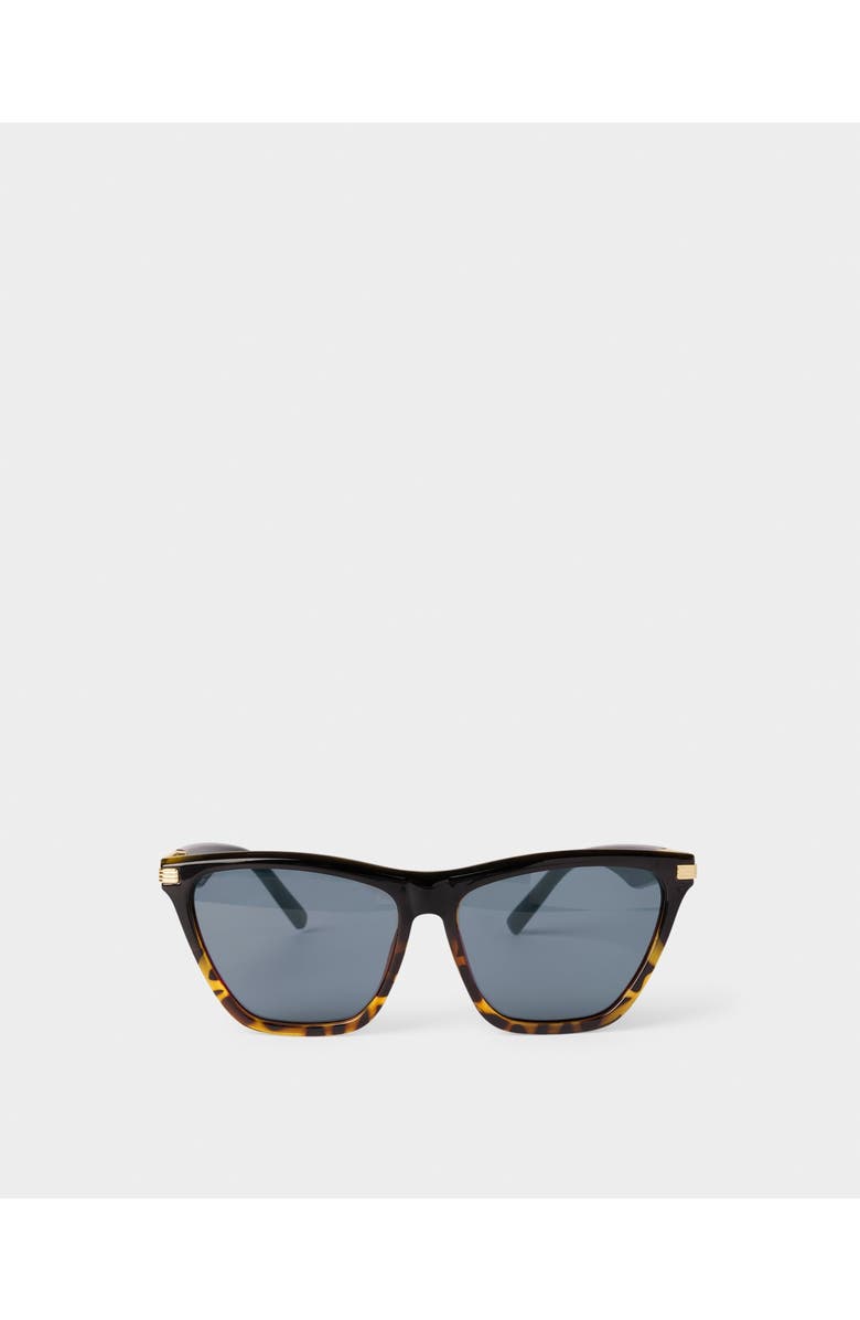 Katie Loxton Marbella Sunglasses in Black Tortoiseshell Gradient, Alternate, color, Black Tortoiseshell