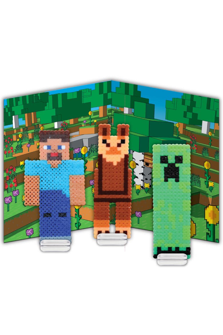 Deluxe Pixel Art, Minecraft, 810 Piece DIY Bead Craft Kit, Kids 6+, Alternate, color, Multicolored