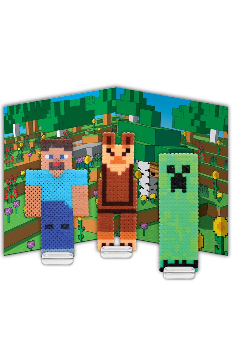 MINECRAFT Deluxe Pixel Art, Minecraft, 810 Piece DIY Bead Craft Kit, Kids 6+, Alternate, color, Multicolored