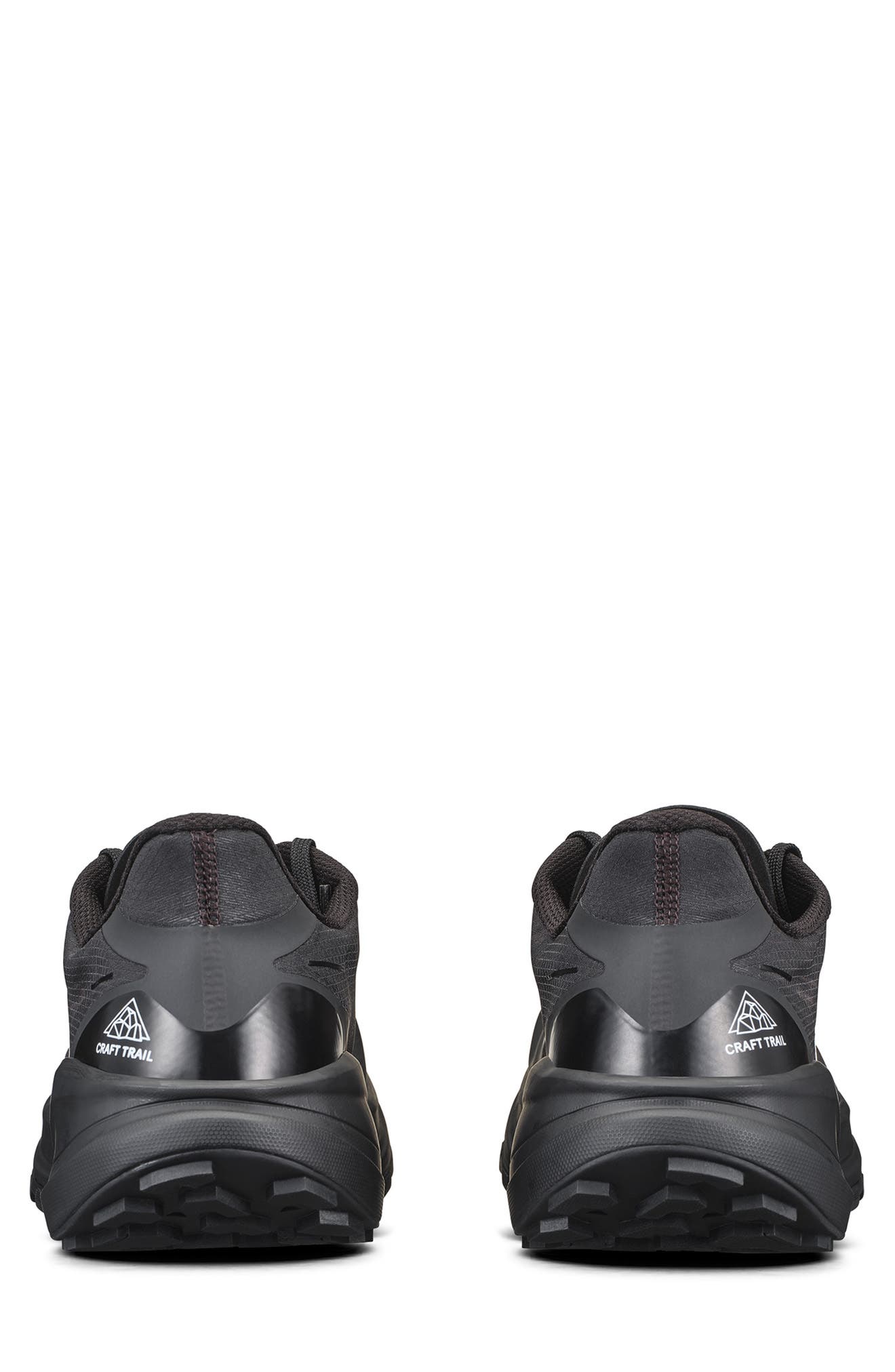 Craft Pure Trail Pro Running Shoe, Alternate, color, Black/ White