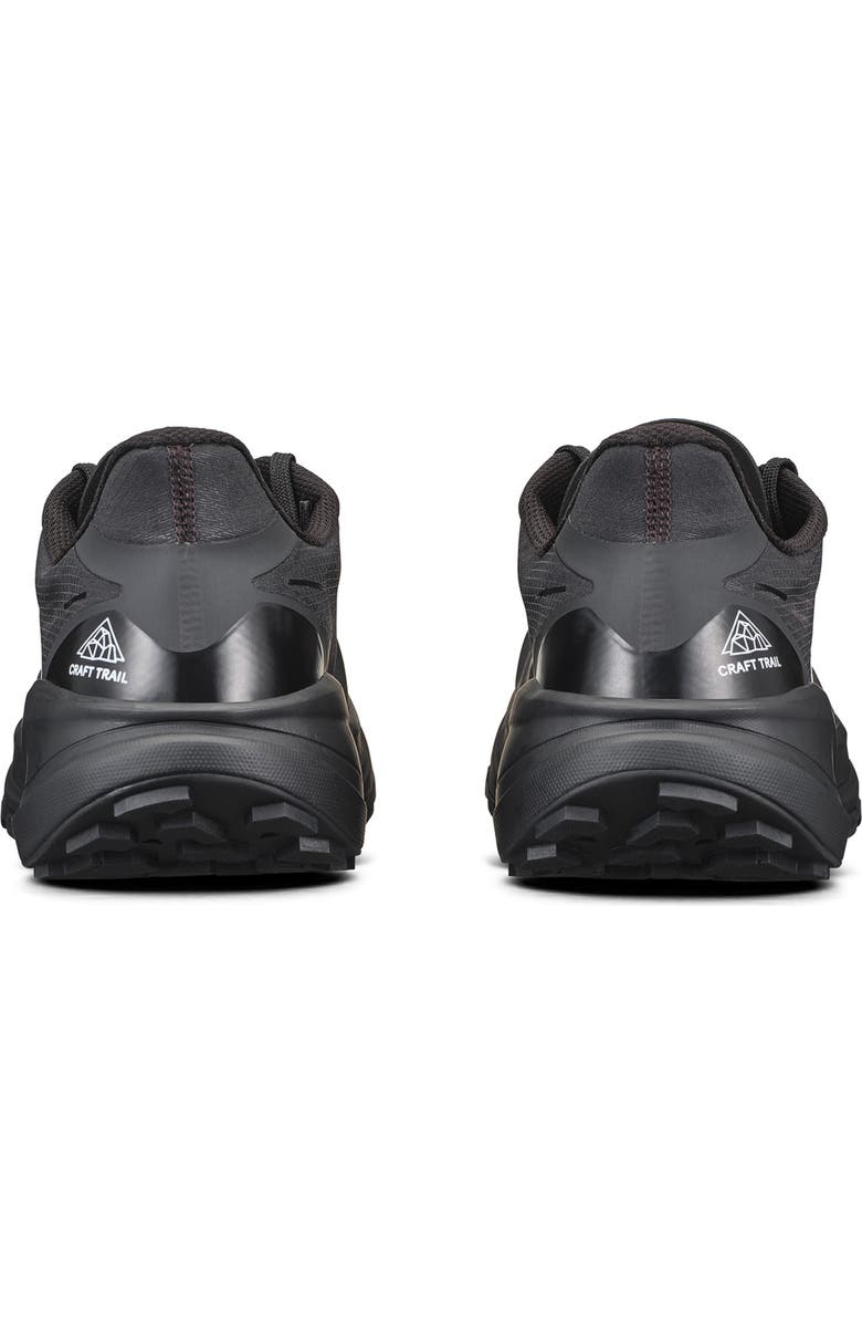 Craft Pure Trail Pro Running Shoe, Alternate, color, Black/ White