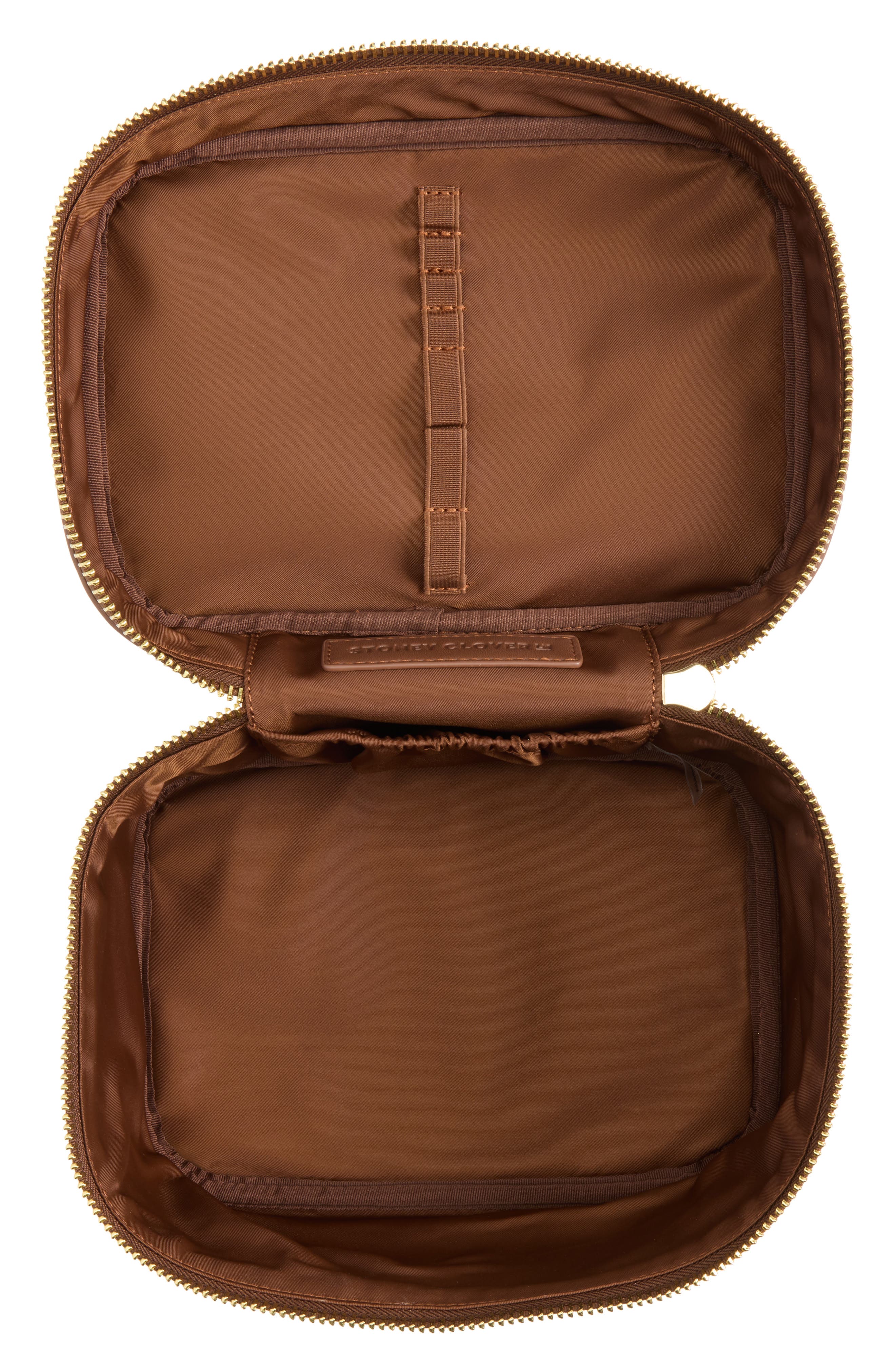 Nylon Vanity Case, Alternate, color, ESPRESSO