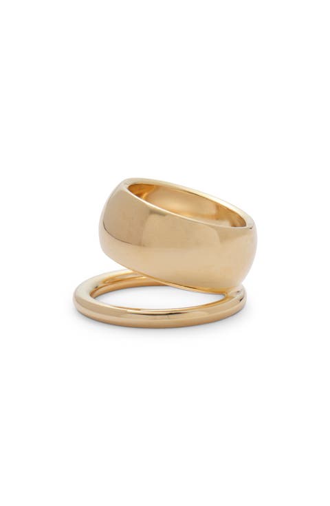 Halo Double Band Ring