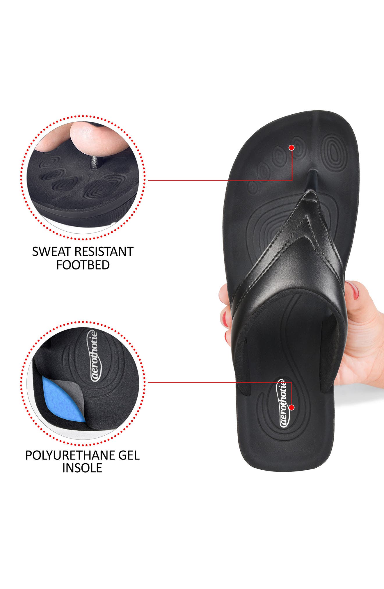 AEROTHOTIC Ostrayas Sandal, Alternate, color, 