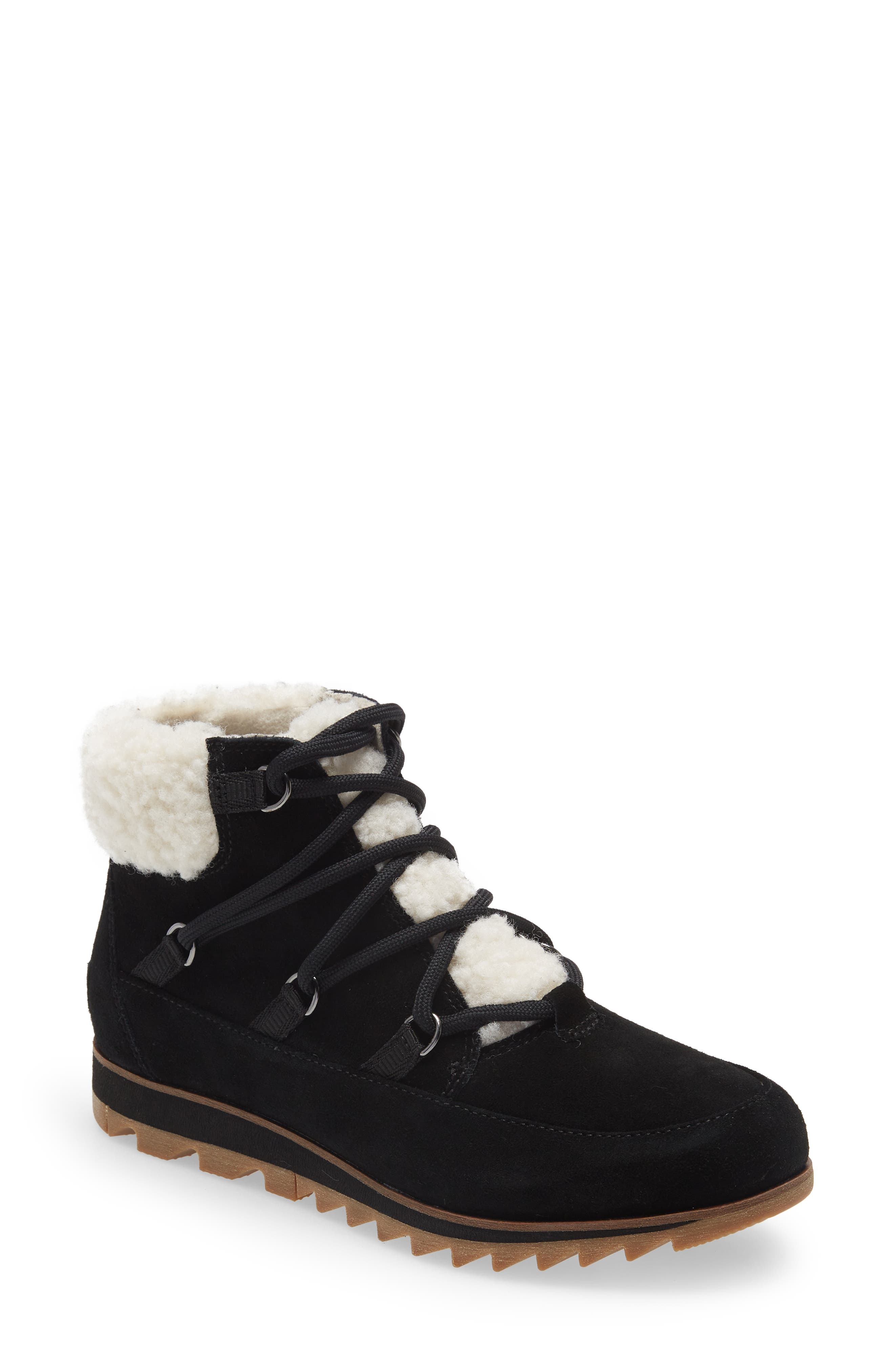 SOREL Harlow<sup>™</sup> Waterproof Faux Shearling Lined Chelsea Bootie, Main, color, 